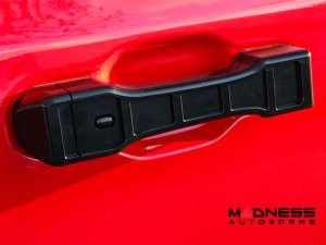 Jeep Gladiator Billet Door Handle - Aluminum - Black - w/ Keyless Entry